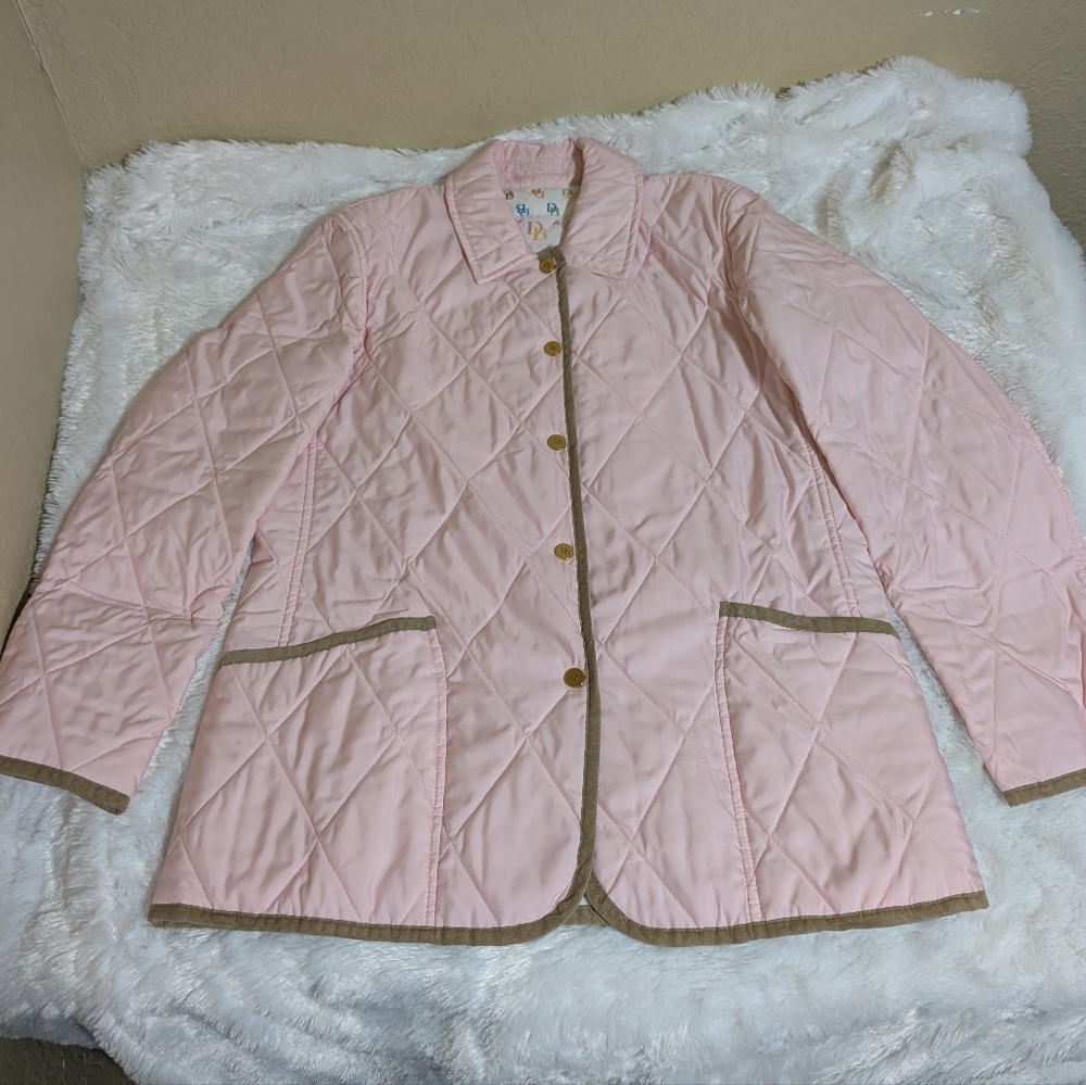 Dooney & Bourke Pink Quilted Jacket Medium